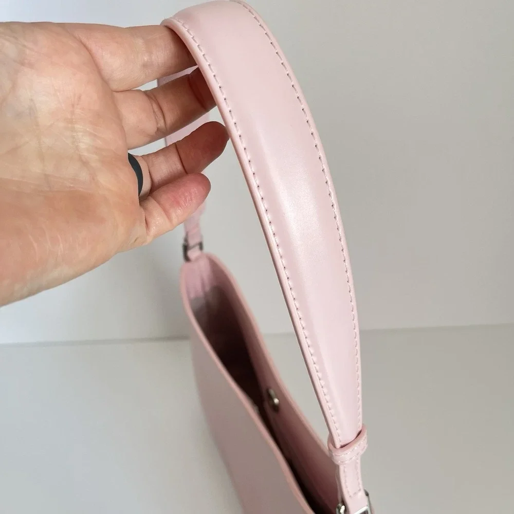 Forever 21 Pink Purse patent shoulder bag one strap barbiecore ballerina